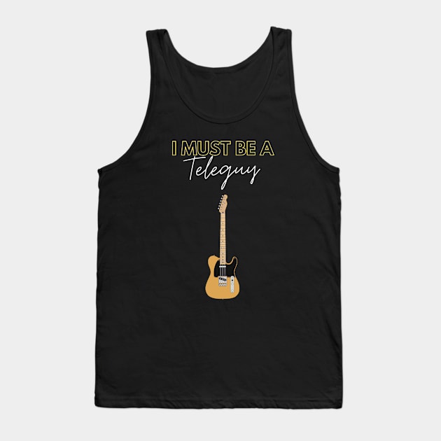 I Must Be A Teleguy Dark Theme Tank Top by nightsworthy